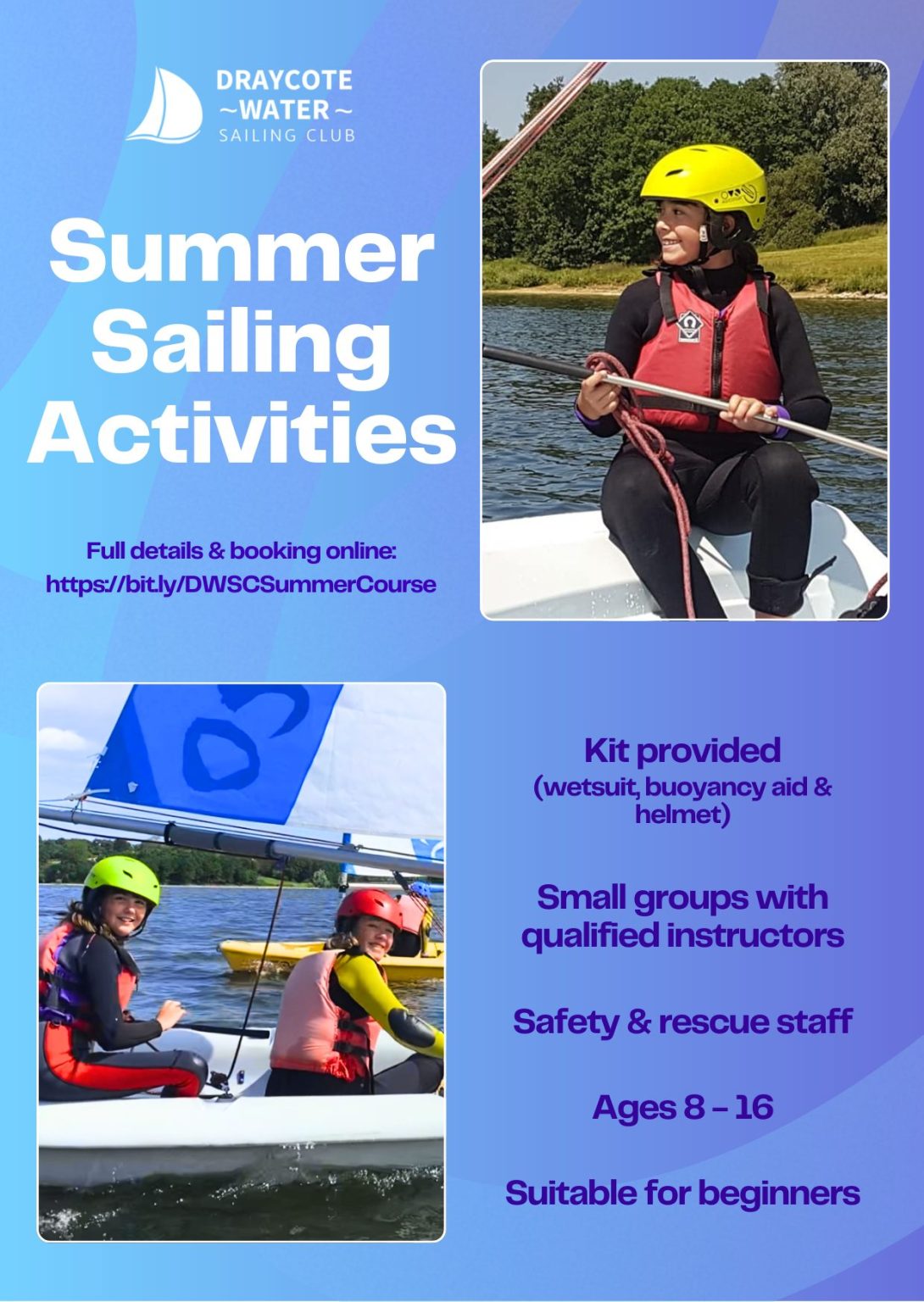 Summer Sailing Activities - Myton School